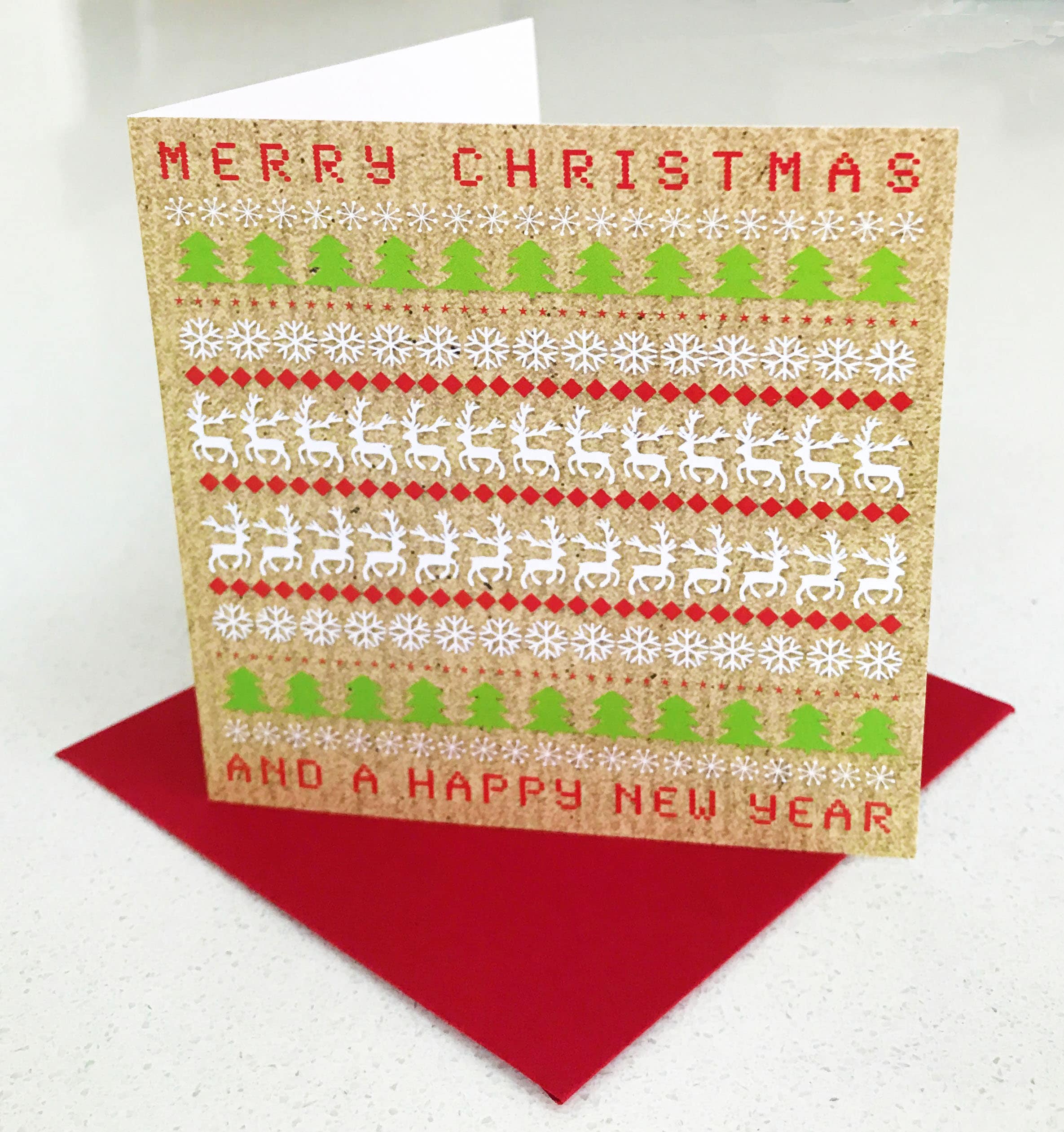 Christmas Card Pack Christmas Jumper Style Design Small | Etsy