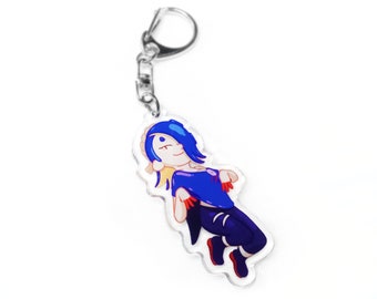 Shiver Acrylic Charm - Deep Cut - Splatoon Clear Charm