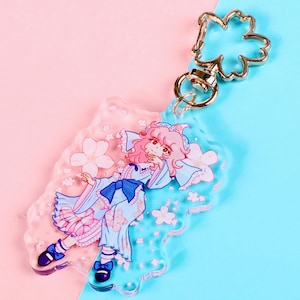 Yuyuko Saigyouji Acrylic Charm - Touhou Project Clear Charm