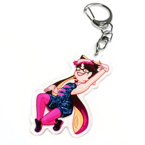 Callie Acrylic Charm - Squid Sisters - Splatoon Clear Charm