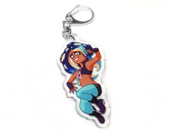 Marina Acrylic Charm - Off the Hook - Splatoon Clear Charm
