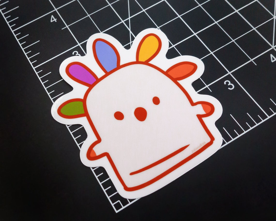 Gyroid Stickers ACNH Squeakoid Gyroid Sticker - Etsy