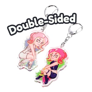 Agent 8 Acrylic Charm - Octo Expansion & Side Order - Splatoon Clear Charm
