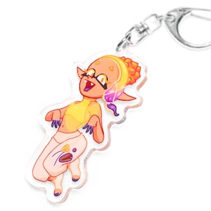 Frye Acrylic Charm - Deep Cut - Splatoon Clear Charm