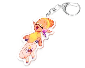Frye Acrylic Charm - Deep Cut - Splatoon Clear Charm