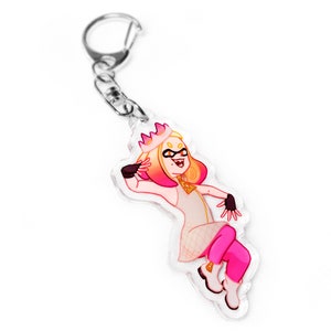 Pearl Acrylic Charm - Off the Hook - Splatoon Clear Charm