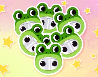 Frog Hood Sticker - Chibi-Robo Sticker