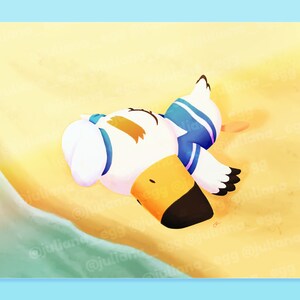 Gulliver Print - ACNH Wall Print - 8.5&quot; x 11&quot;