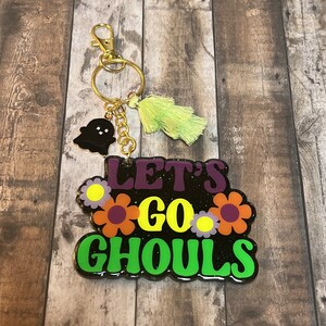 Let&#39;s Go Ghouls Halloween Keychain