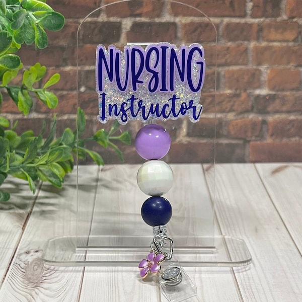 Nursing Instructor Retractable Badge Reel