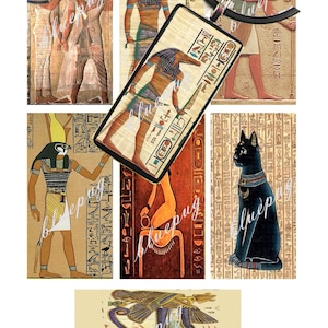 Egyptain Gods Domino Bilder 1 &quot;x 2&quot; Foto Qualität 4 x 6 Blatt Digtal Download jpg druckbare INSTANT DOWNLOAD