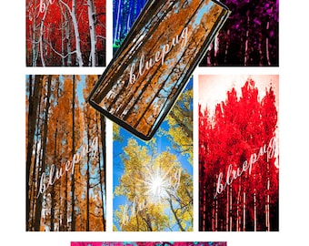 Apen Trees Mix Domino 7 1"x2" Photo Quality Image 4x6 Sheet Digital Download jpg Printable INSTANT DOWNLOAD