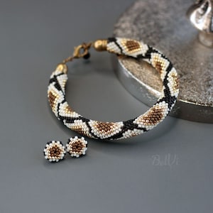 Snake bracelet Snake jewelry set Snake earrings Simple bracelet Witchy jewelry bracelet