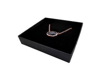 September Chain Birthstone Necklace, Sapphire Gemstone Jewelry, September Birthday Gift