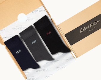 Bamboo Socks, Vegan-Friendly Bamboo Socks, 3 Pairs bamboo socks Men and Women, Birthday gift Him, Gifts dad, Gifts Son, Gifts for Husband