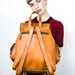 Luxury Brown Leather Work Rucksack - Etsy UK