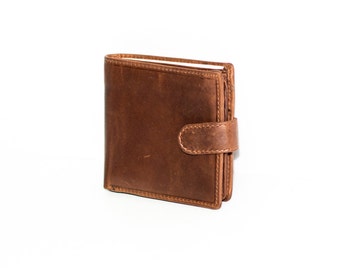 Soft Brown Leather Wallet & Card Holder | Money Bag