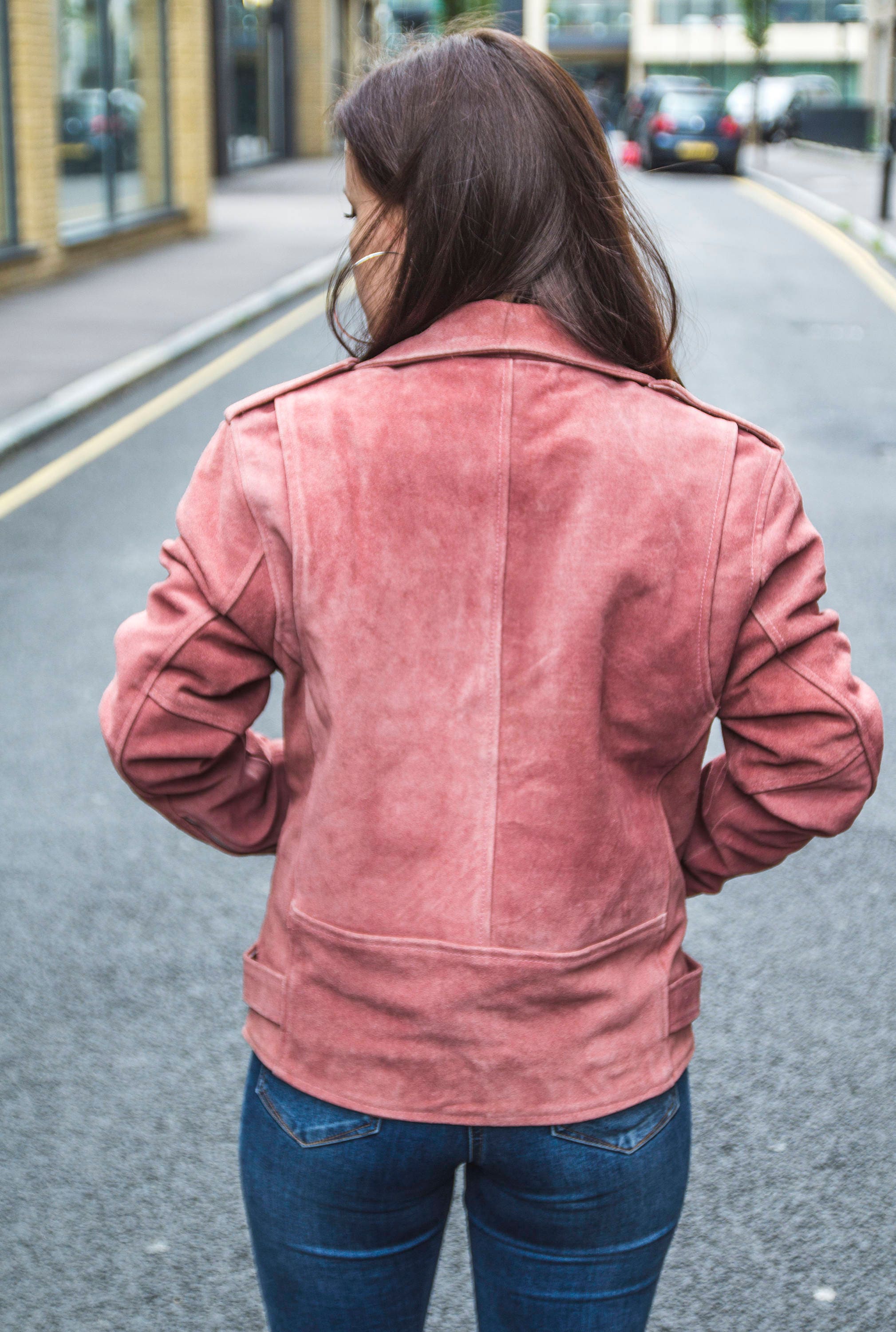 た*ぬ様 harapeco Suede blouson Vintage Pink harapeco Suede blouson Vintage Pink ジャケット・アウター