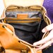 Luxury Brown Leather Work Rucksack - Etsy UK