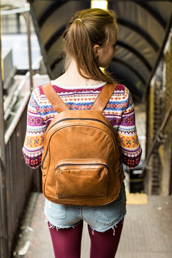 black leather backpacks womens The Enchanting | Leather Backpack for Women/Men