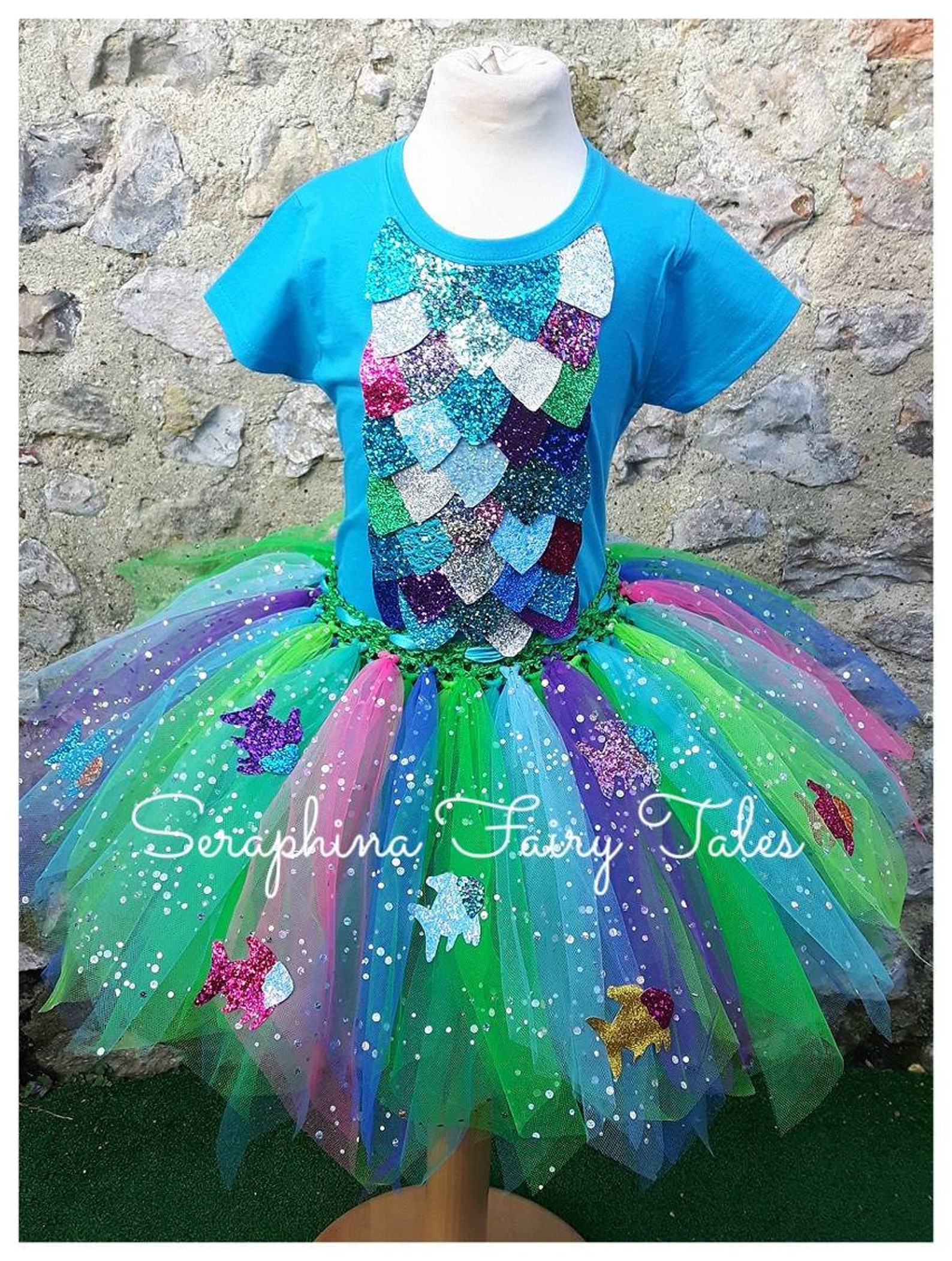 Rainbow Fish Tutu Outfit