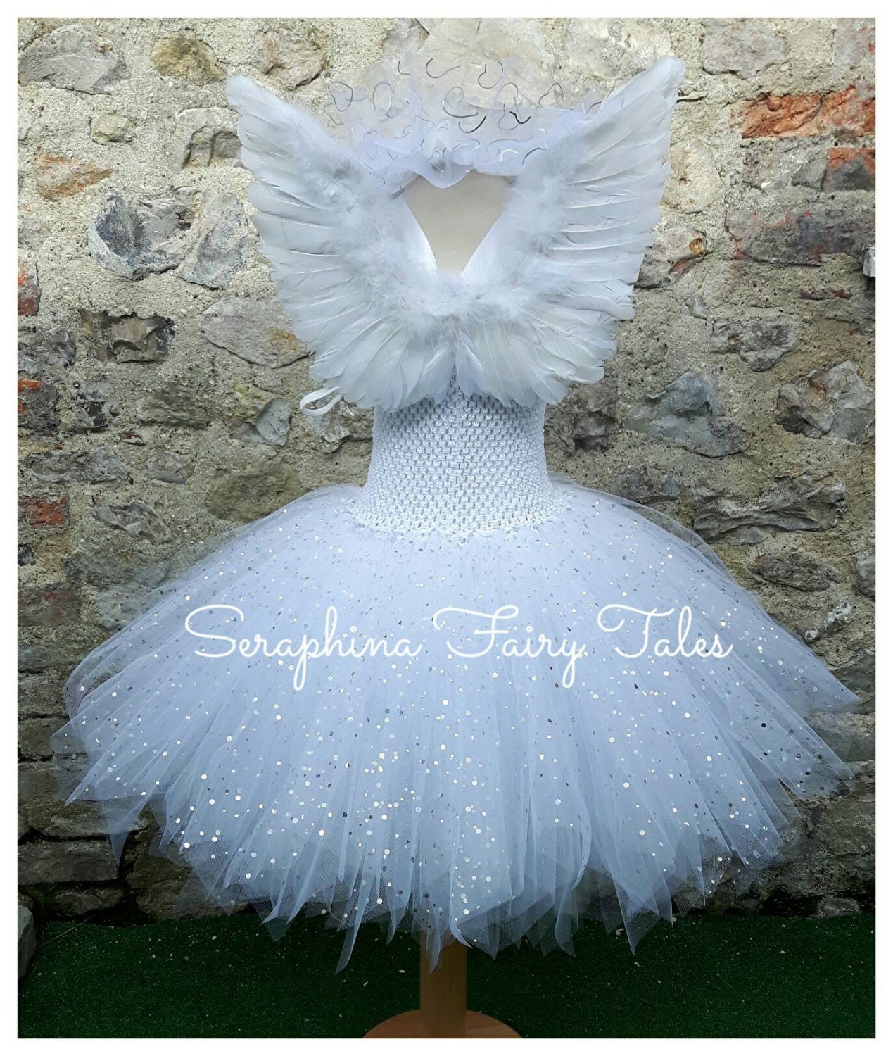 White tutu on sale angel costume