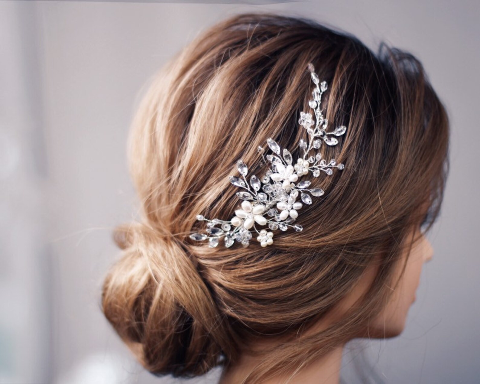 Wedding Hair Accessories Bride Bridal Hair Piece Flower Hair Etsy