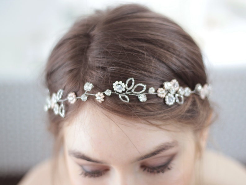 bridal wreath headpiece