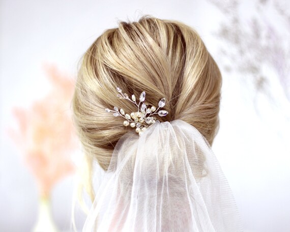 Bridal Hair Pins Wedding Hair Pins Pearl Hair Pins Crystal Etsy