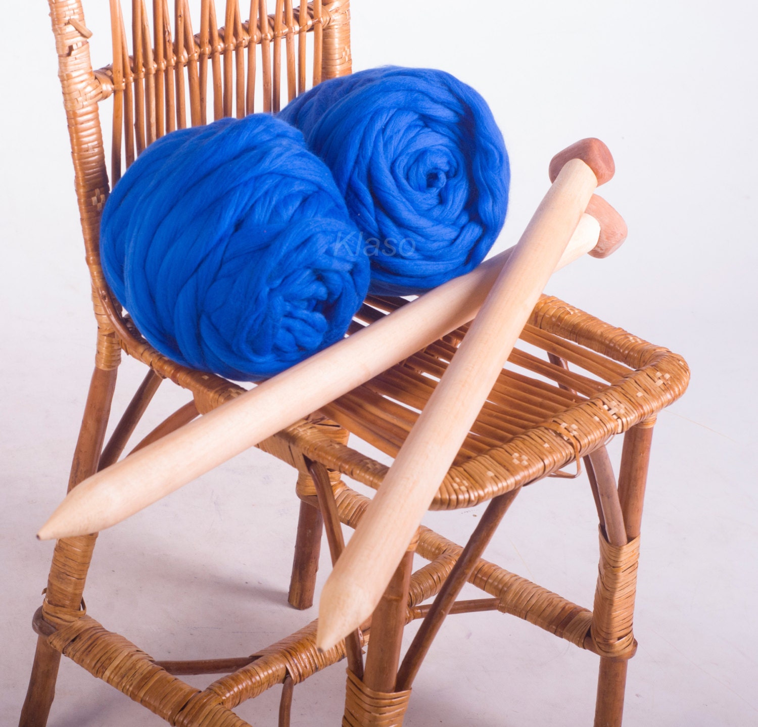 DIY blanket Super bulky yarn Knit blanket Knit Kit Etsy