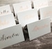 Rose gold foil elegant place cards, tent cards, wedding place name cards, rustic wedding [Elegance collection] 