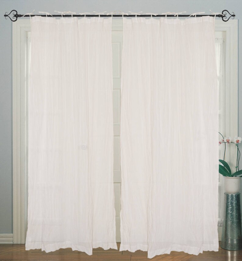 1 Pcs Window Curtains Door Curtain Cotton Curtain Curtain Etsy
