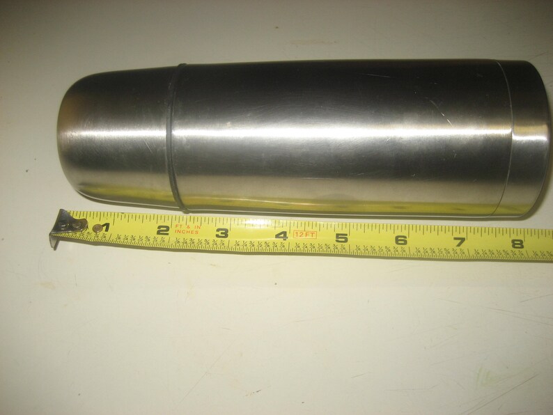 Stainless Steel 8 Inch Tall Thermos Bottle