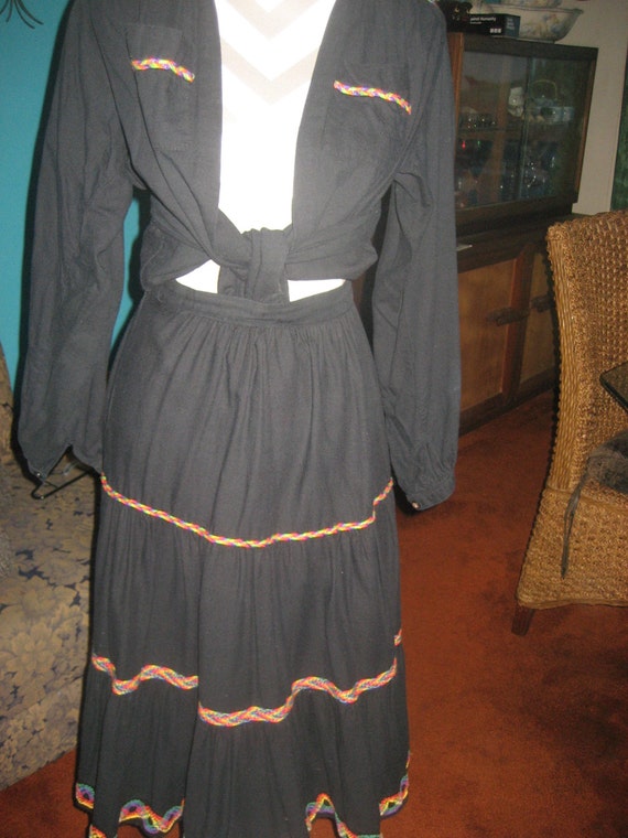 Vintage German Skirt with matching Jacket Blouse