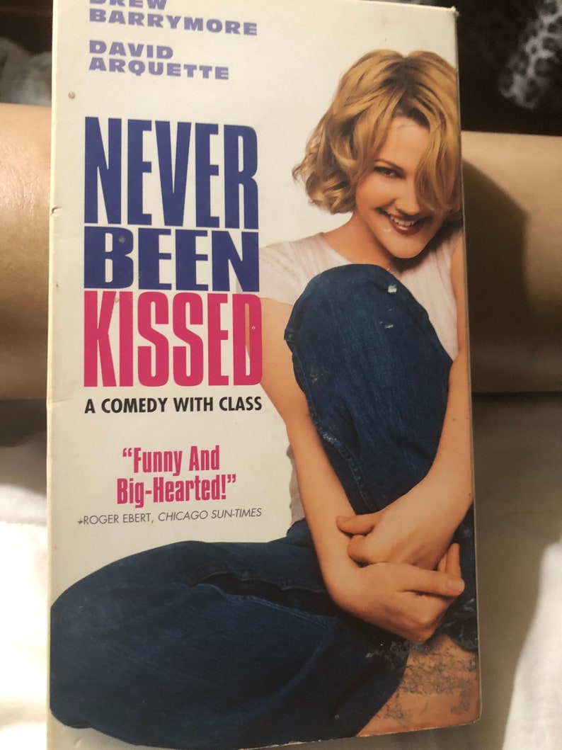 Never Been Kissed VHS Movie Starring Drew Barrymore and David Arquette image 1