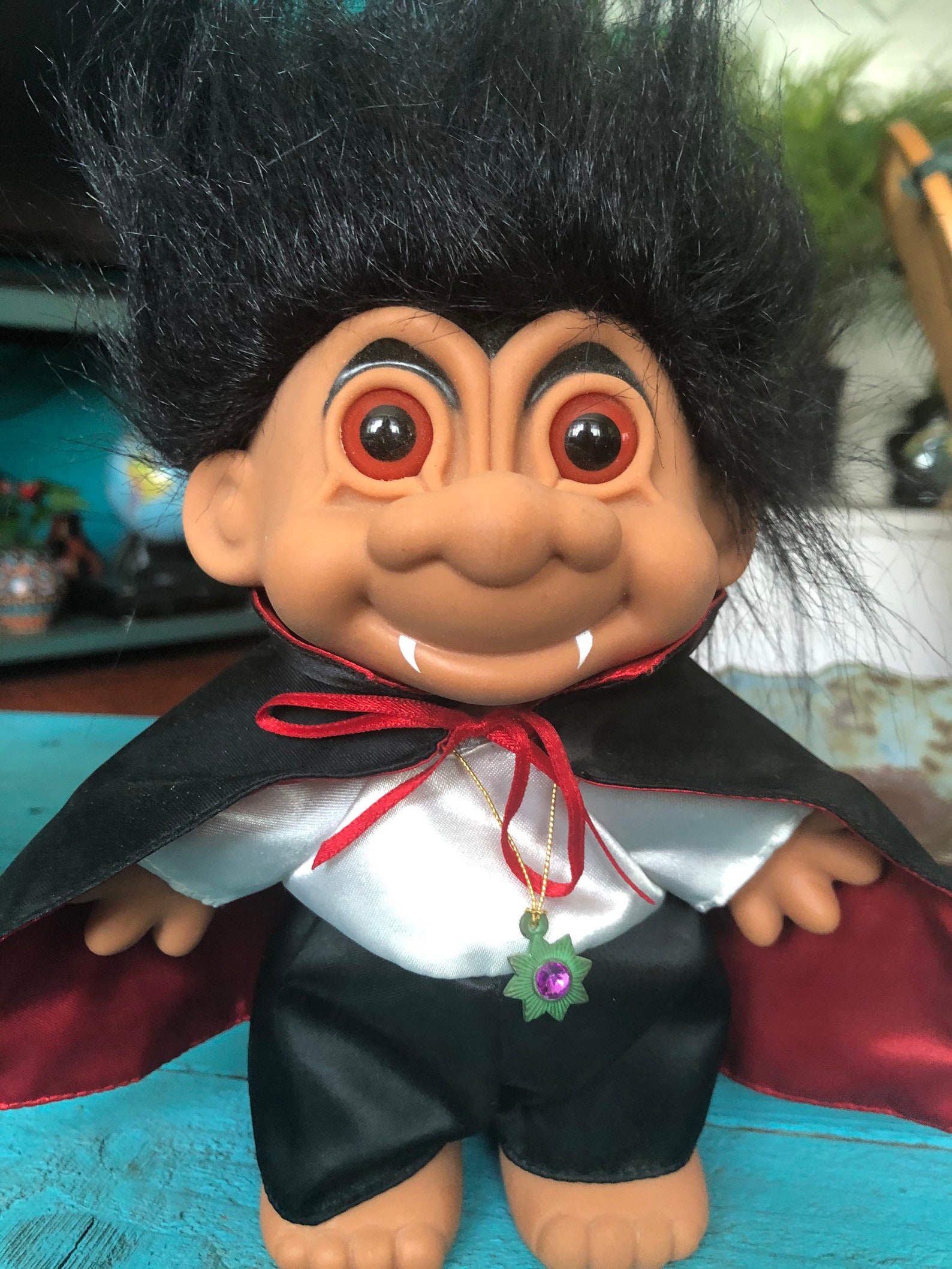 Rare 7 Vampire Dracula Halloween Troll Doll by Russ | Etsy