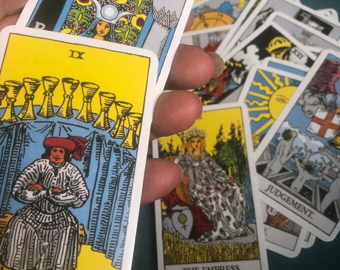 The Original Rider Waite 78-card Tarot Deck With Instruction Booklet - Etsy