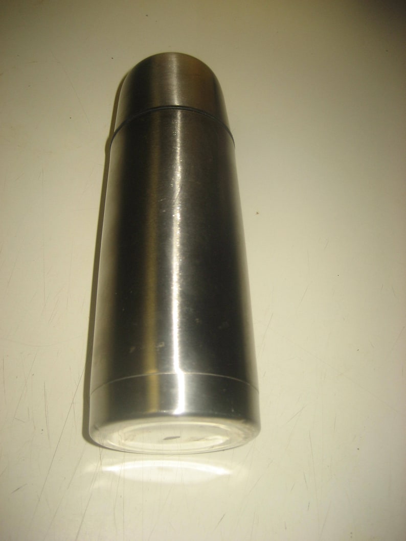 Stainless Steel 8 Inch Tall Thermos Bottle