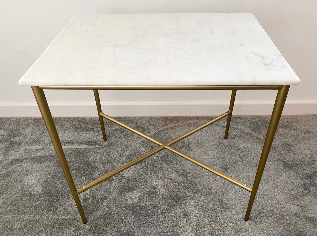NEVE ZINA Marble Top Coffee / Side Table - Etsy UK
