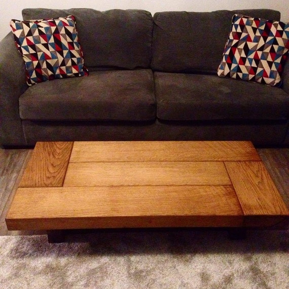 Oak Coffee Table Sleeper Coffee Table Rustic Coffee Table Etsy