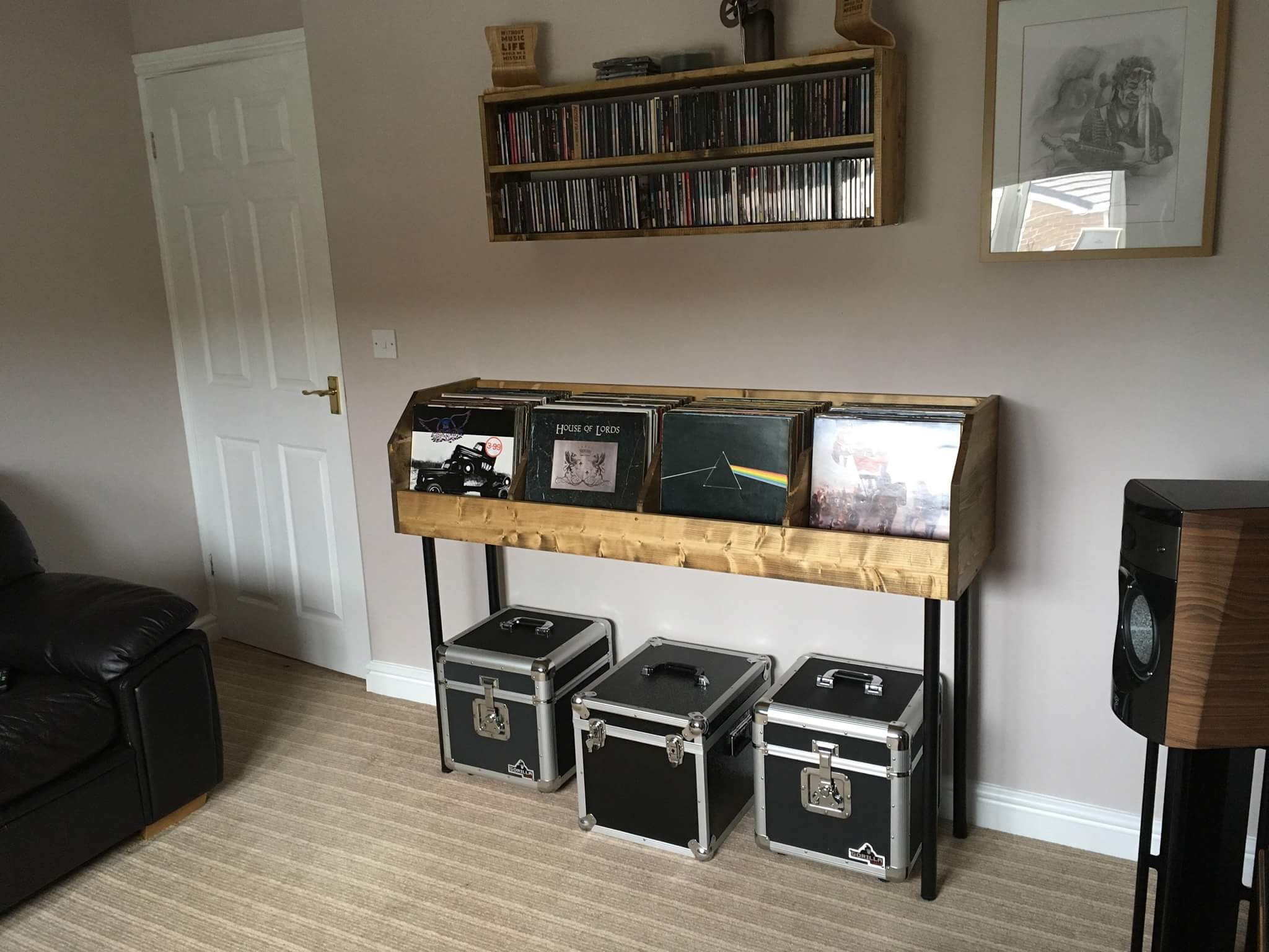 Vinyl record storage record stand record holder book stand Etsy