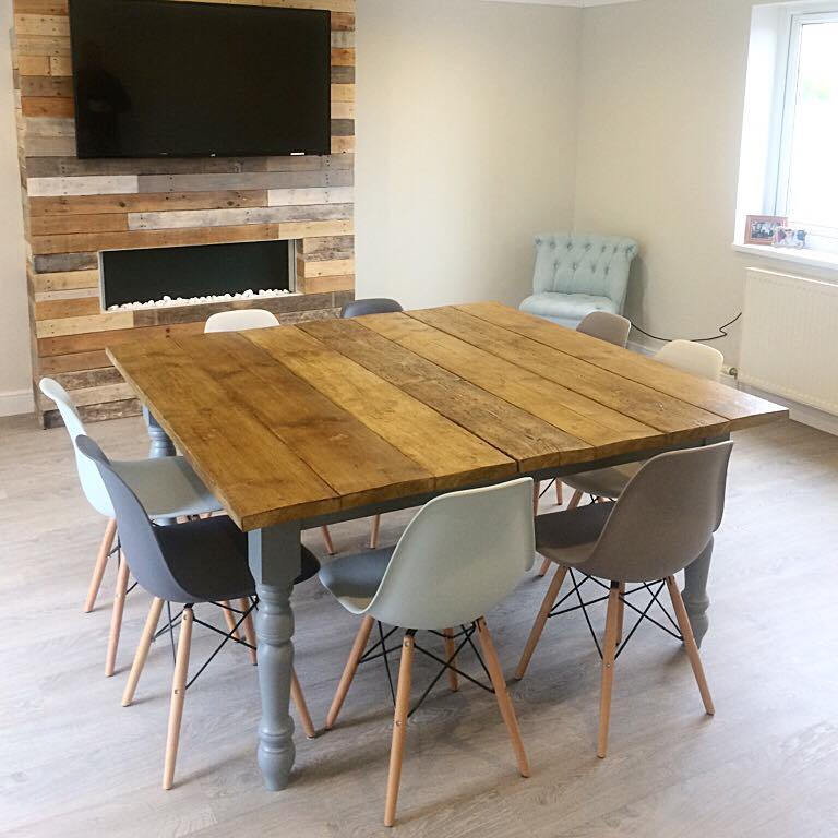 Dining Table Country Dining Table Rustic Dining Table Reclaimed Wood Table Large Dining Table Square Dining