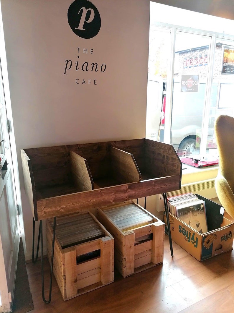 Vinyl record storage record stand record holder book stand Etsy