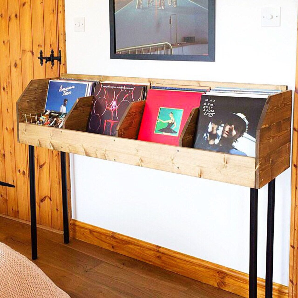 Vinyl record storage record stand record holder book stand Etsy