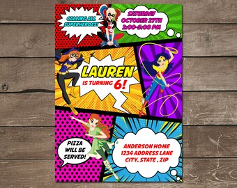 Harley Quinn Invite Etsy