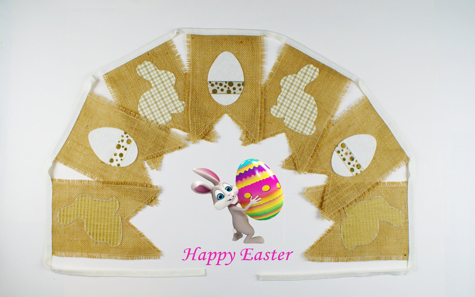 Handgemachte schäbige schicke hessischen Ostern Bunting | Etsy