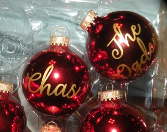 Custom / Persomnalized Christmas Ornaments