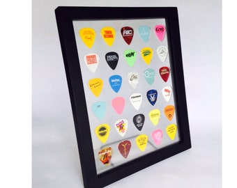 8" x 10" Guitar Pick Display - Vertical - Holds 30 Picks - FRAME NOT INCLUDED