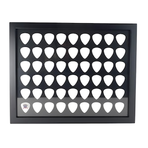 11” x 14” BLACK Guitar Pick Display Insert - Holds 54 Picks - NO FRAME Included, Insert Only