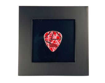 3" x 3" - BLACK - Guitar Pick Display Frame Double Sided Frame